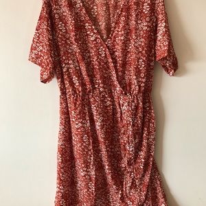 Lightweight colorful Women Dress Polyester/ Cotton size 1XL